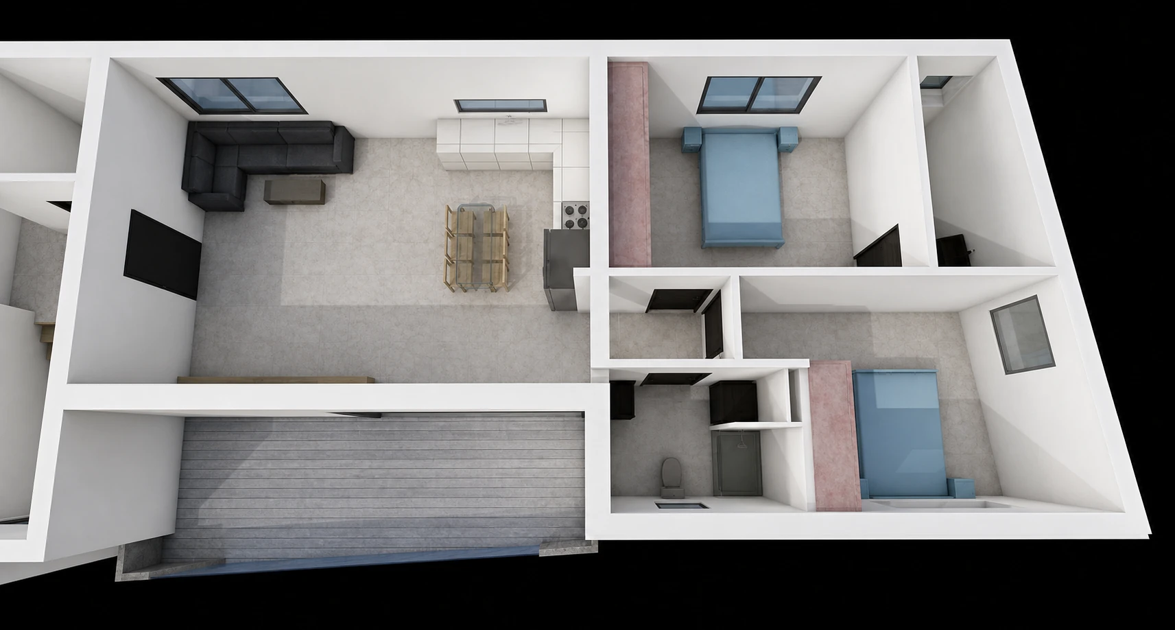 Marina Court Type B apartment plan
